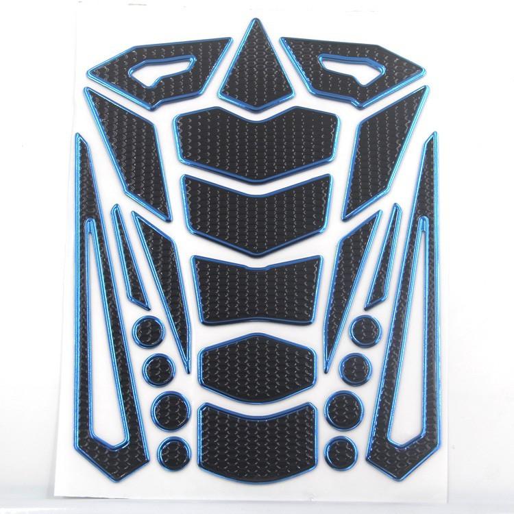 Decal dán bình xăng 3D chuyên dụng cho xe máy Honda Yamaha Suzuki