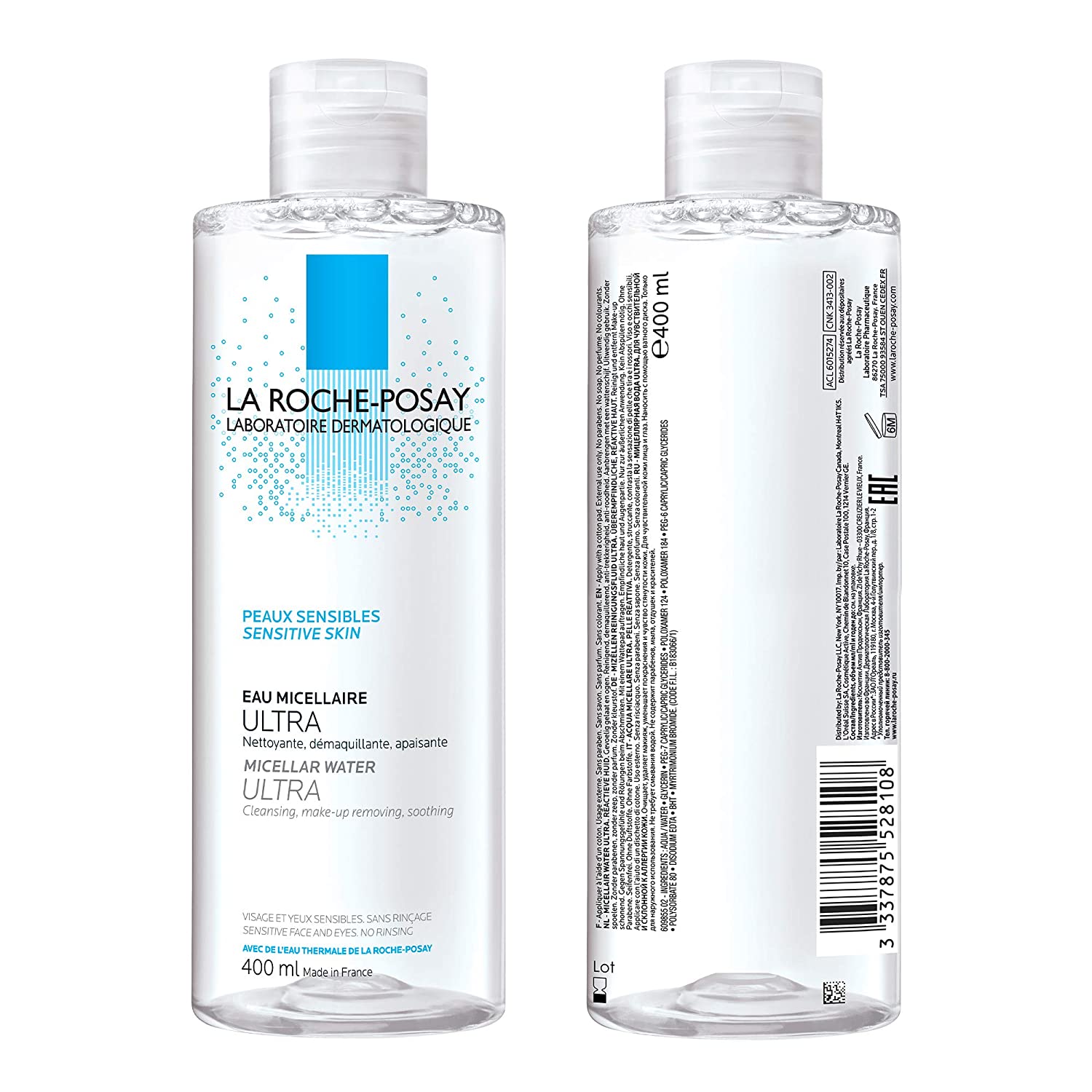 Tẩy trang La Roche-Posay Micellar Water Ultra Sensitive Skin - Nước tẩy trang La Roche Posay cho da nhạy cảm