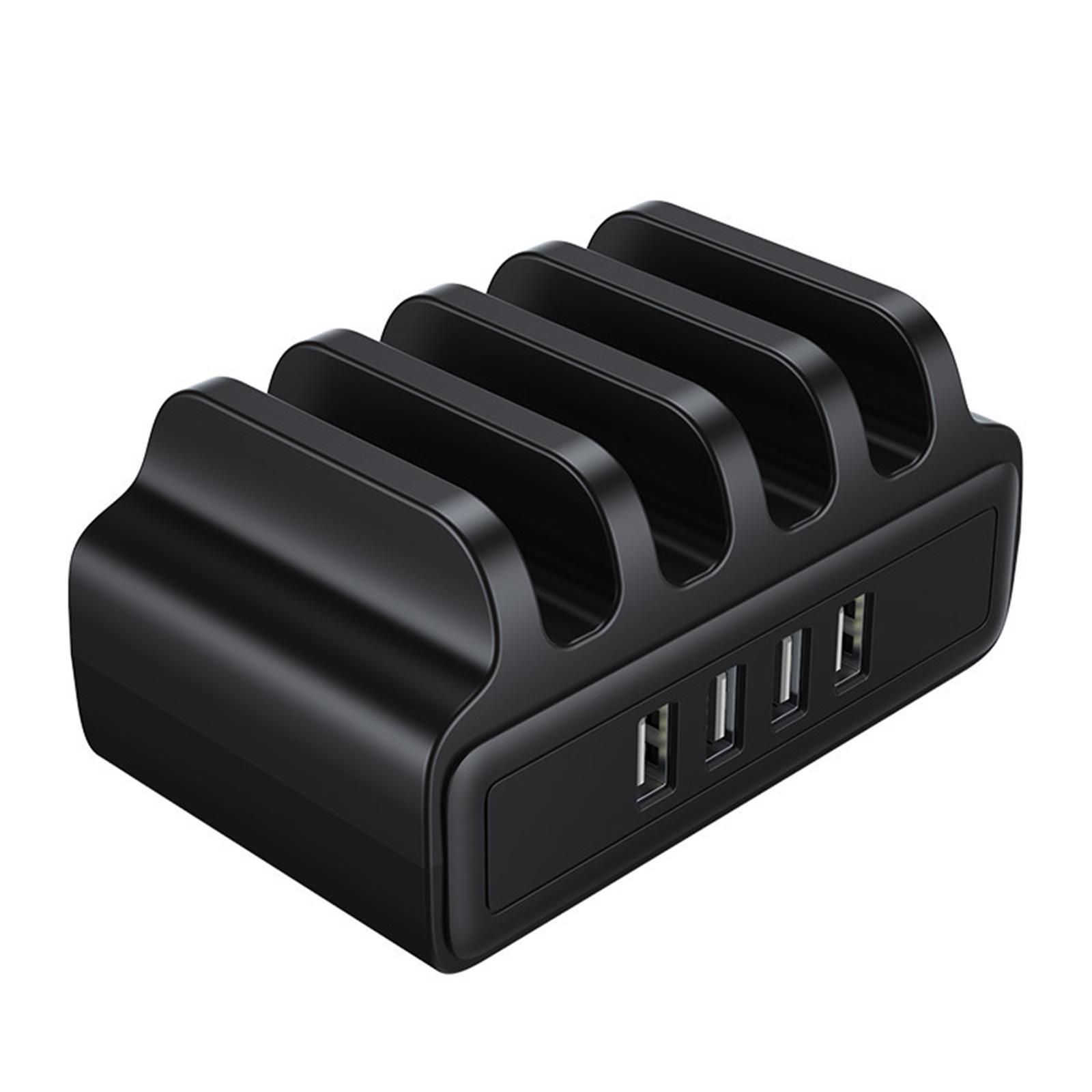 4-Port USB Charging Station Docking Stand Charger for Phones