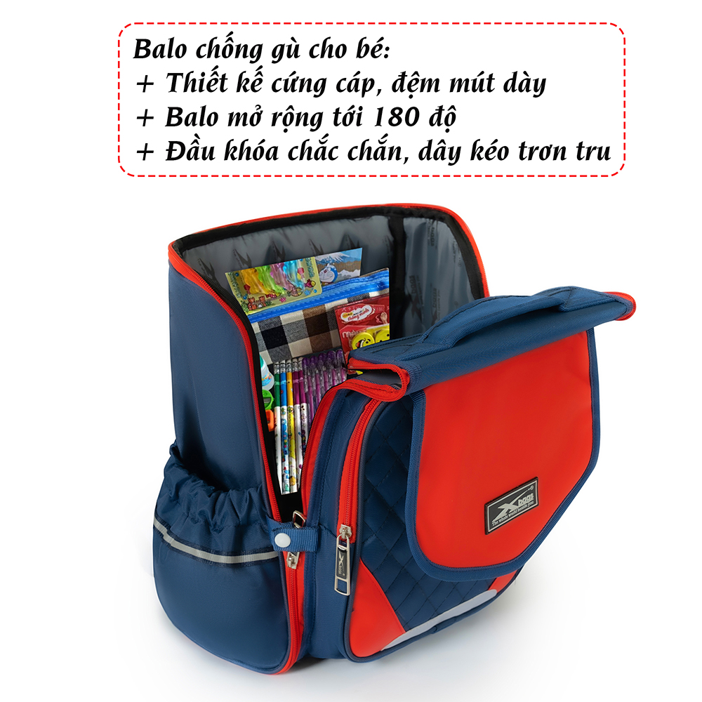 Ba lô chống gù cho bé trai Xbags Xb 3106