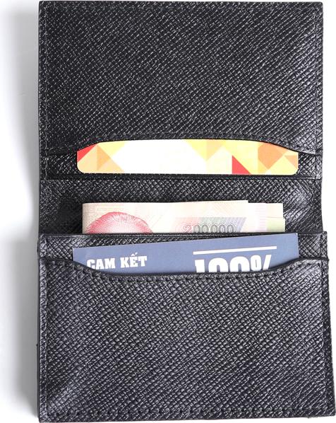 Ví Unisex nhỏ gọn DA BÒ NC010CR để Name Card Danh Thiếp Thẻ, CMND