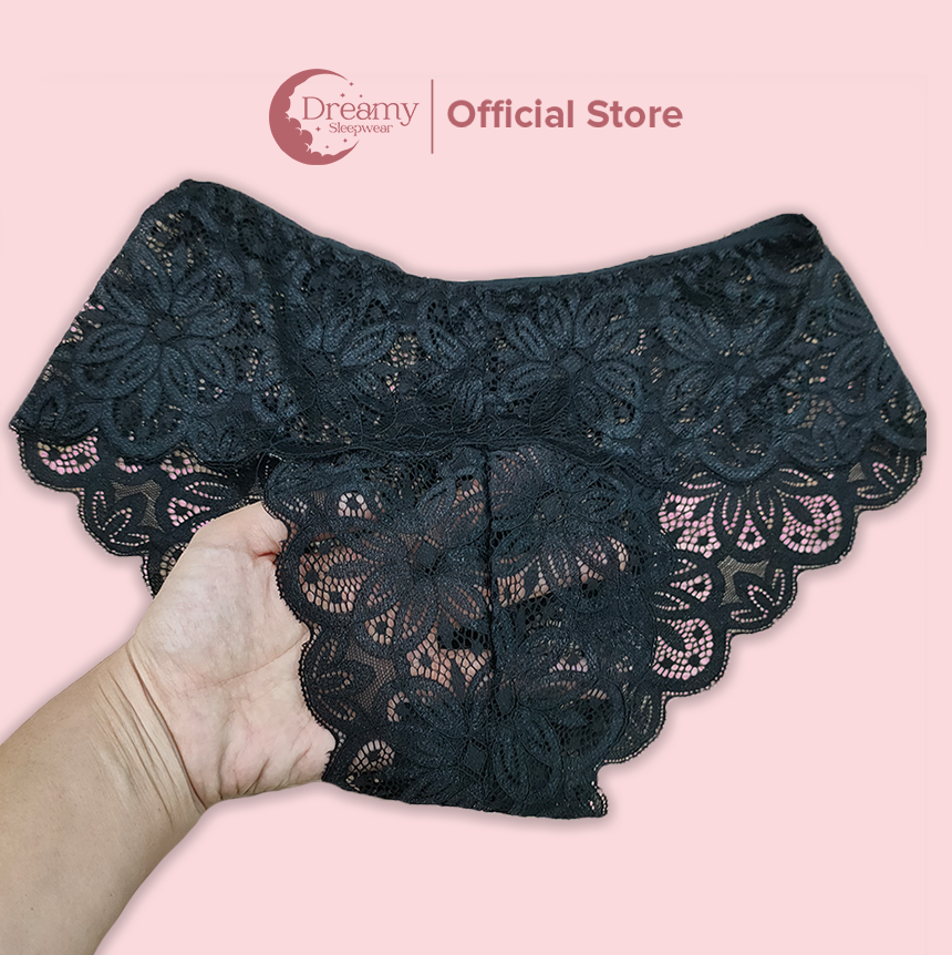 Quần Lót Ren Hoa Hồng Sexy Quyến Rũ Gợi Cảm Dreamy - QR01