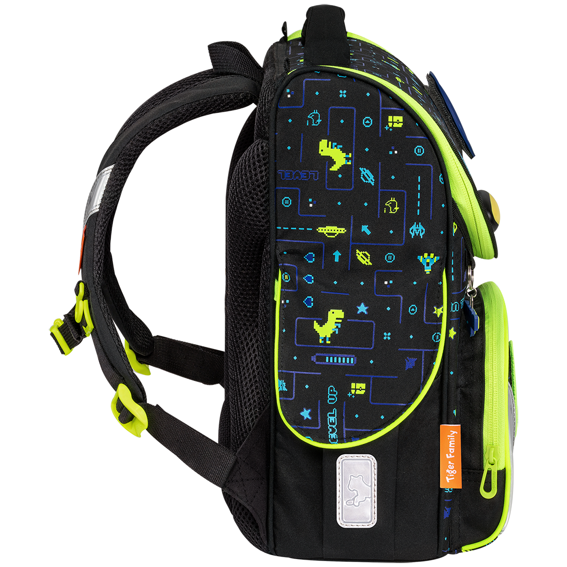 Cặp Chống Gù Nature Quest Schoolbag Pro - Level Up - Go Green - Tiger Family TGNQ-069A