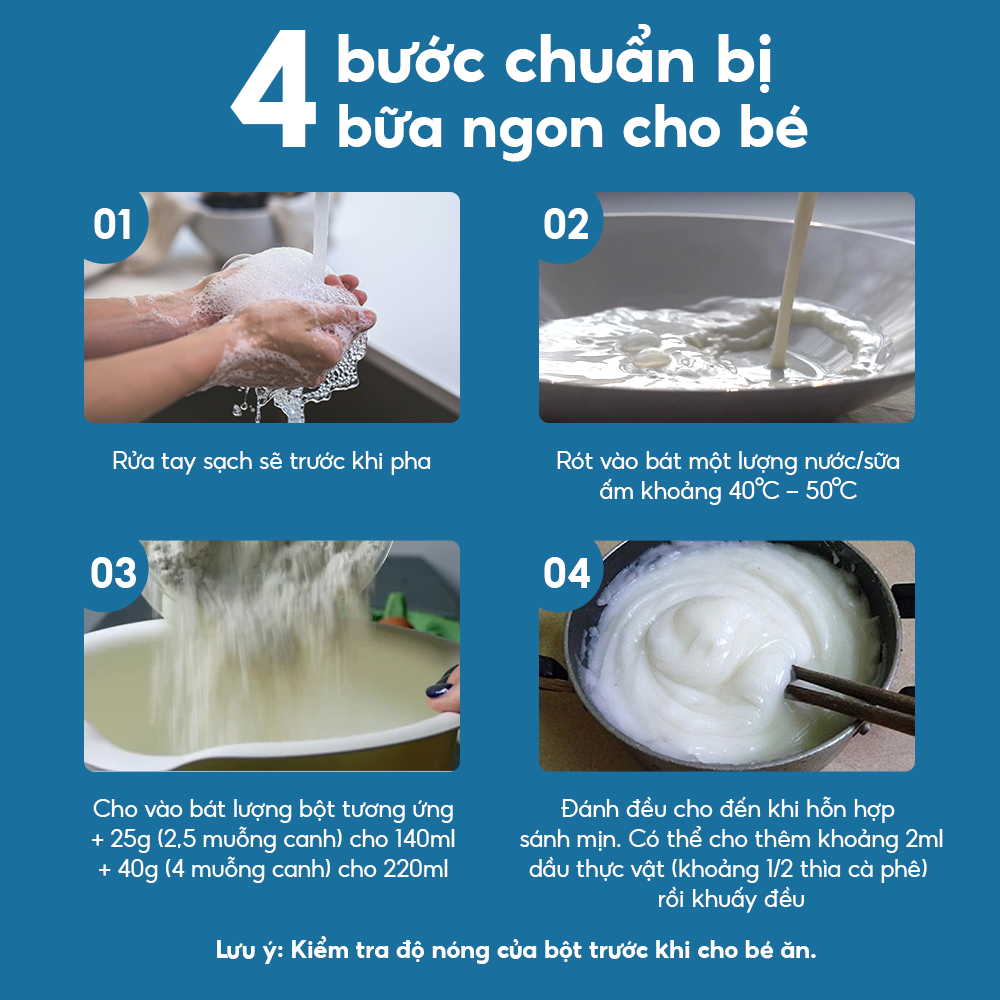 Bột Ăn Dặm Humababy Vị Thịt Gà Rau Củ - Hộp 10 Gói x 25g