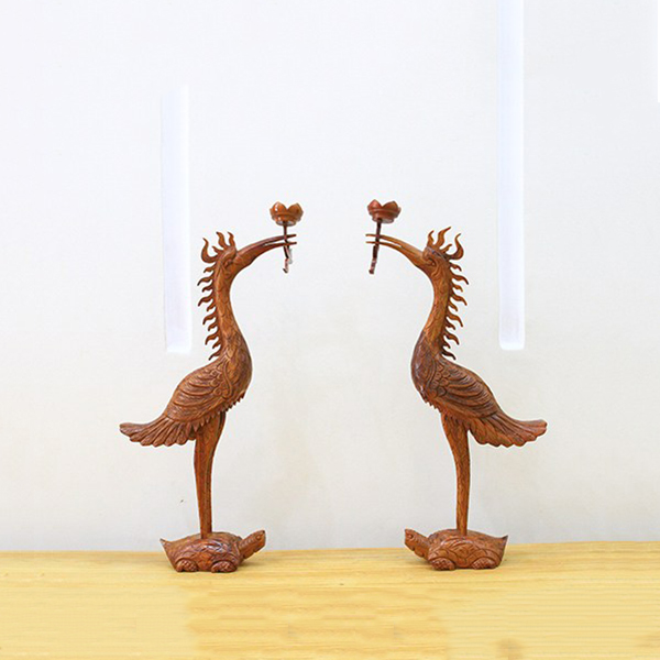 Bộ đồ thờ cặp hạc cao 60cm