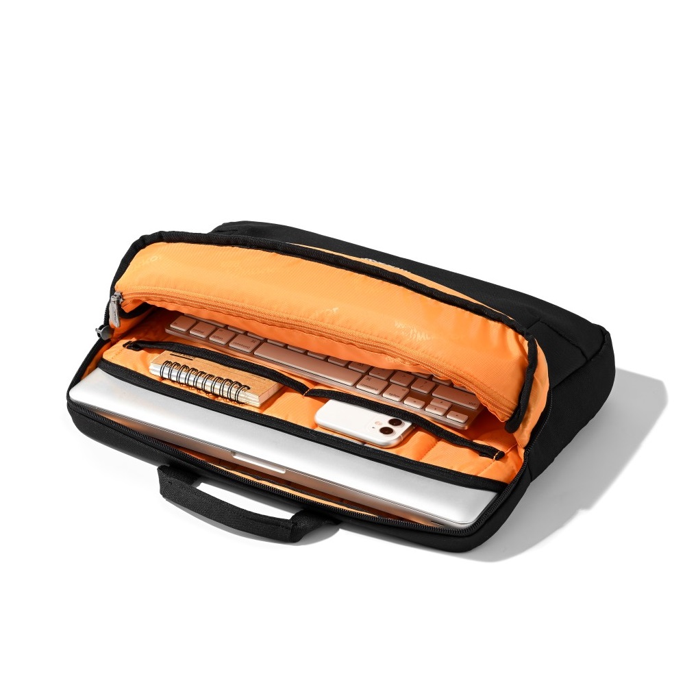 Cặp Laptop - Cặp công sở Mikkor The Levi Slim thiết kế mỏng nhẹ ngăn chống sốc cho các dòng máy 12 inch đến 15.6 inch, chất liệu vải chống thấm nước, nhiều màu khác nhau, bảo hành đến 5 năm
