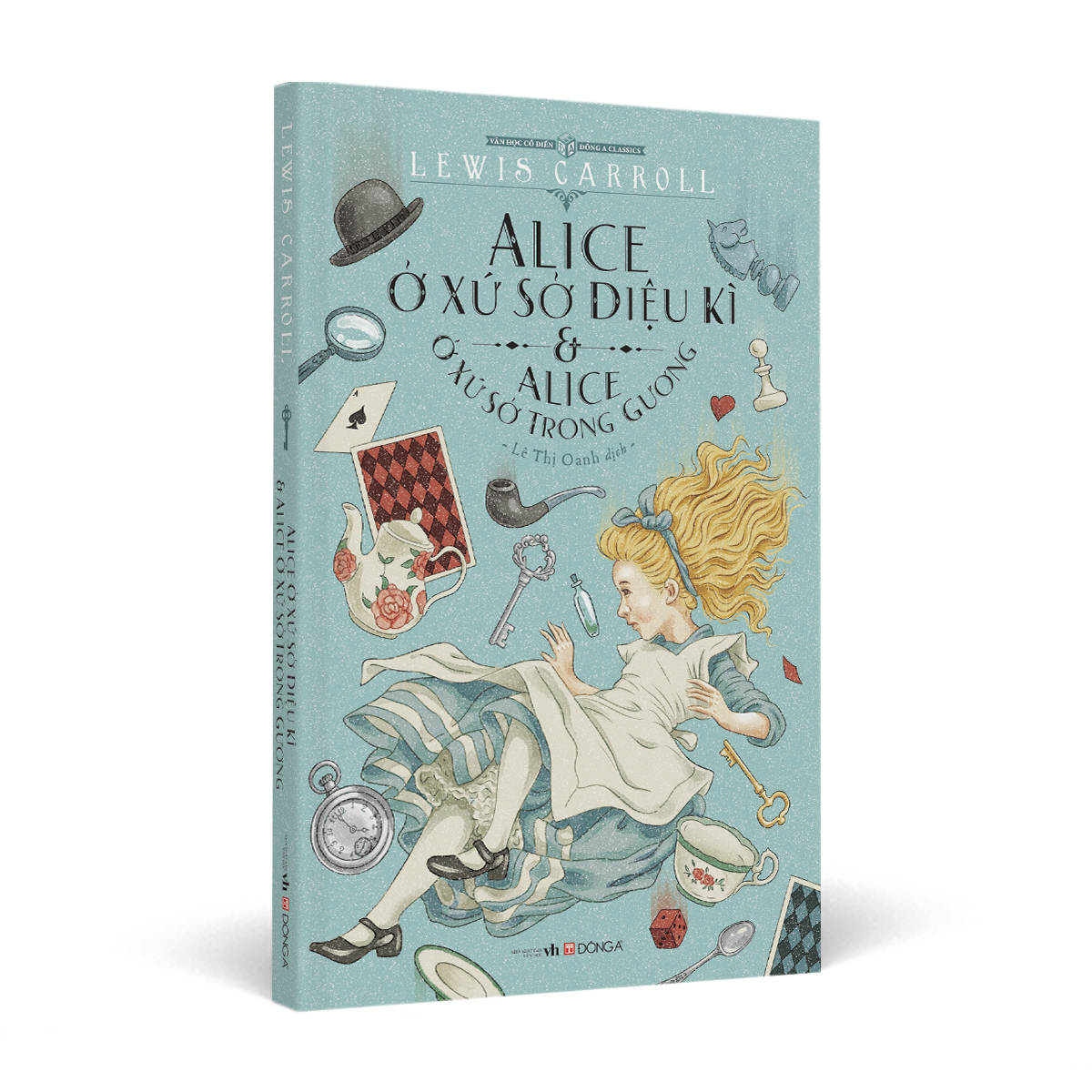 Alice ở xứ sở diệu kì & Alice ở xứ sở trong gương (Khổ 16 x 24 bìa xanh)