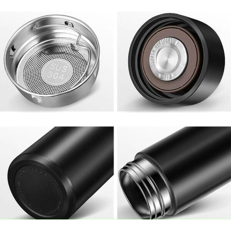 BÌNH GIỮ NHIỆT LÕI INOX 304 TÍCH HỢP MÀN HÌNH LED HIỂN THỊ NHIỆT ĐỘ DUNG TÍCH 500 ML HÀNG CAO CẤP GIỮ NHIỆT LÊN ĐẾN 12H