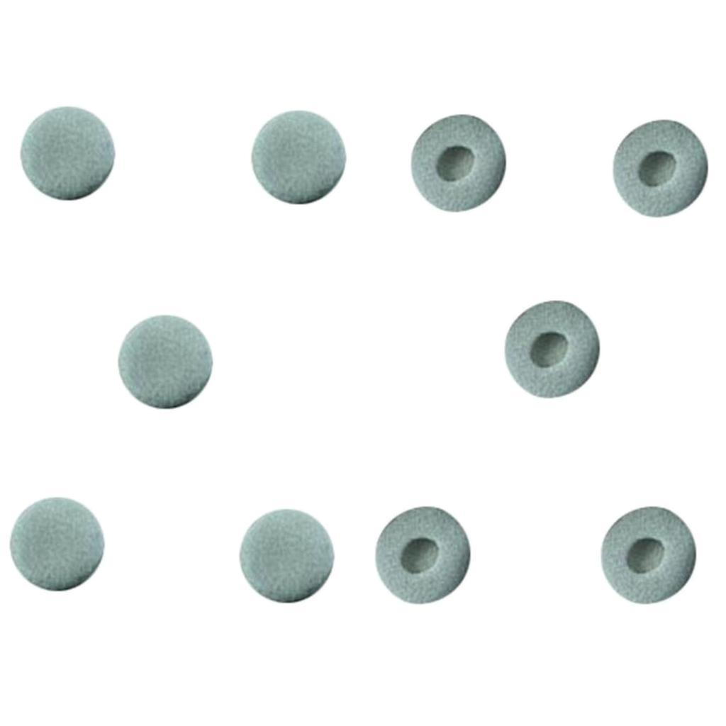 10 Pcs Foam Ear Pad Cover Earphone Earbud Anti-slip for red