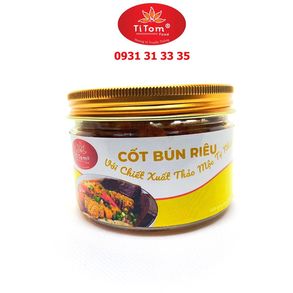 Gia vị nấu bún riêu - Gia vị bún riêu - Gia vị bún riêu nêm sẵn - Cốt bún riêu TITOM 250g