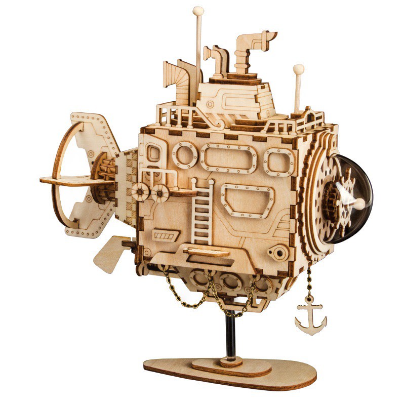 AM680 Submarine Music Box – Mô hình Hộp nhạc Tàu Ngầm