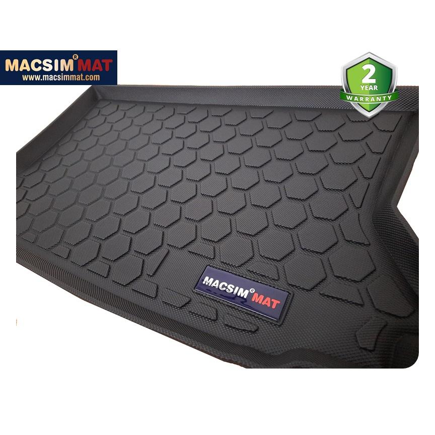Thảm lót cốp xe ô tô Ford Ecosport 2013-2017 nhãn hiệu Macsim chất liệu TPV cao cấp màu đen
