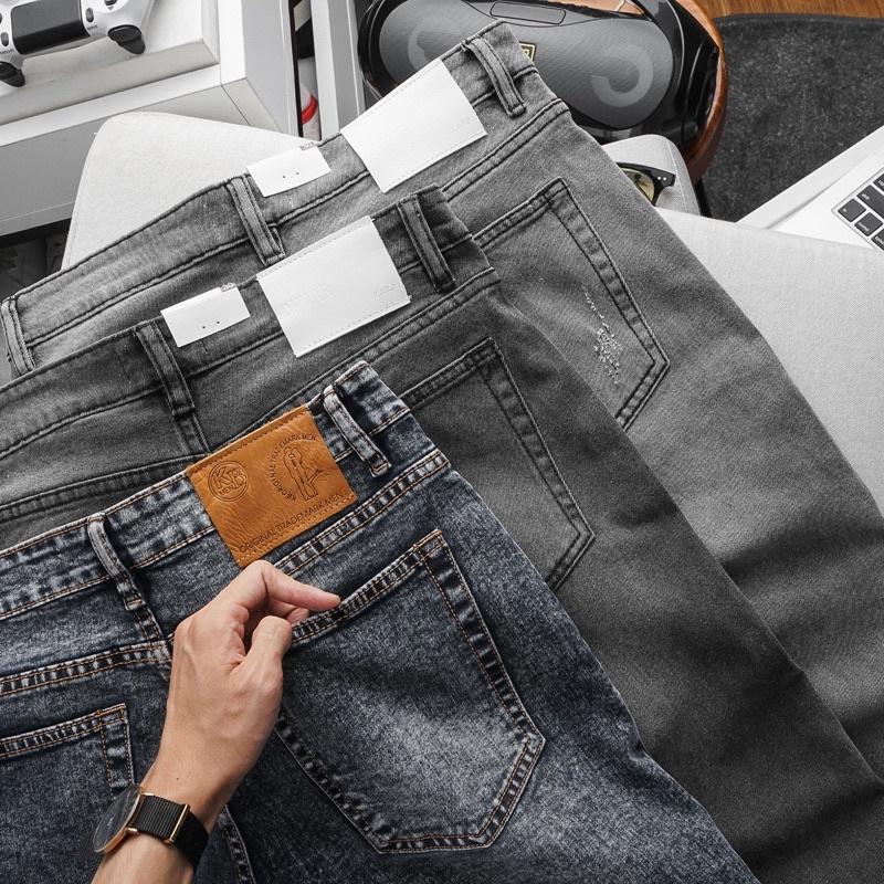 Quần Jean Nam VNXK slimfit cotton thun hàng xuất chuẩn xịn