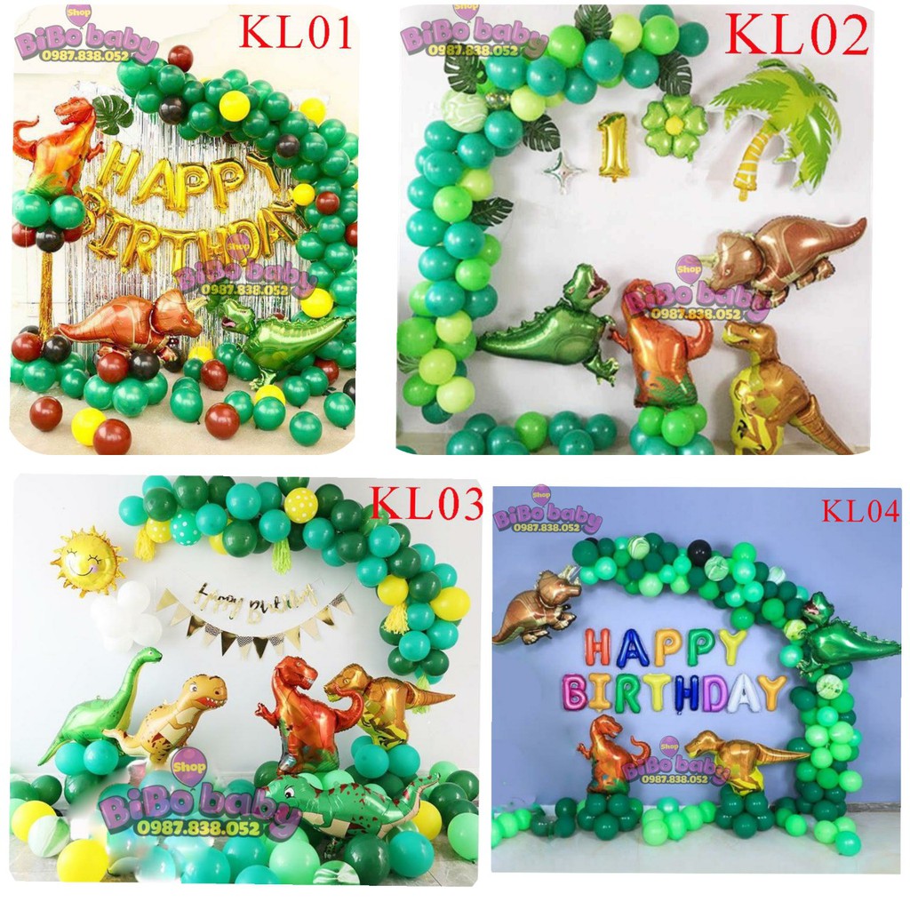 Bộ Sinh Nhật Khủng Long