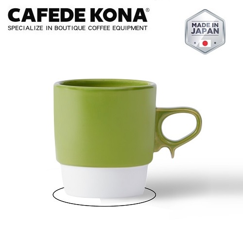 Ly sứ mug Hasami Nhật uống cà phê trà 280ml Cafede Kona