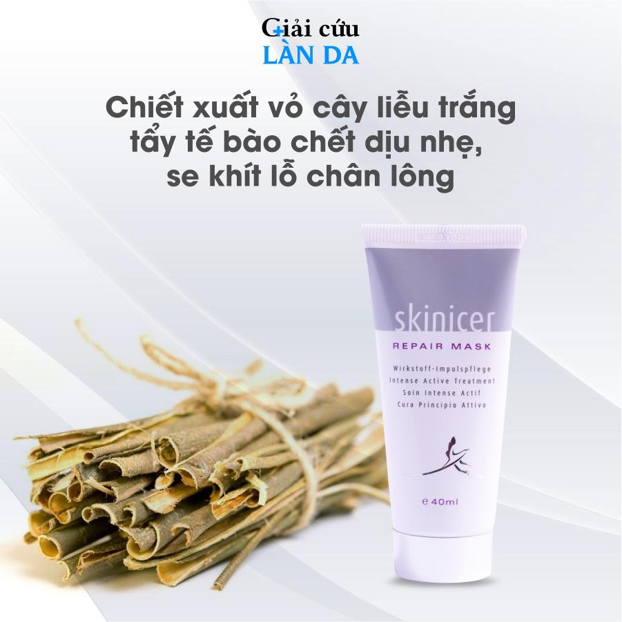 Mặt Nạ Tái Tạo Da Tẩy Tế Bào Chết Se Khít Lỗ Chân Lông Skinicer Repair Mask 40ml - Đức