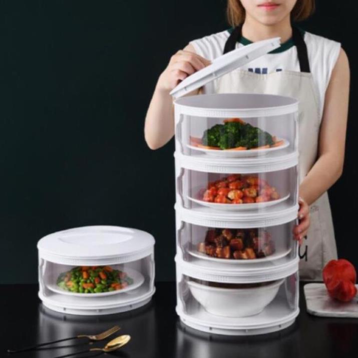 Lồng Bàn Giữ Nhiệt 5 Tầng Cao Cấp Đựng Thức Ăn