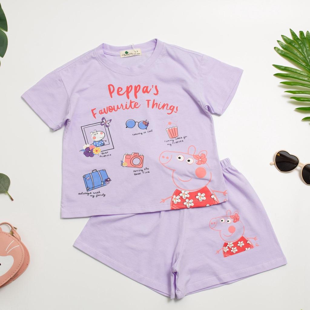 : Bộ Bé Gái In Hình Elsa, Pony BBG2302 Thương Hiệu Litibaby Size 1-5, Dành Cho Bạn Từ 11kg -20kg