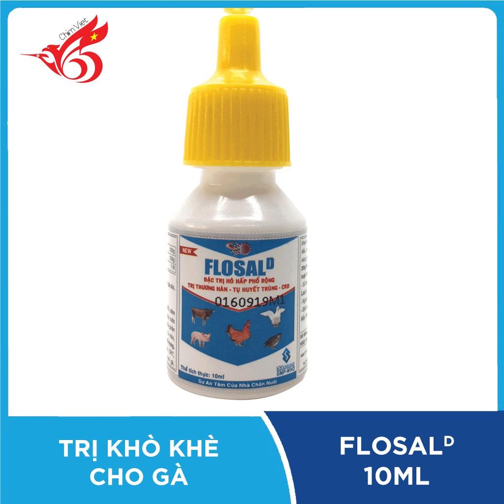 FLOSAL - D đặc trị khò khè thuốc gà đá 1 LỌ 10ML