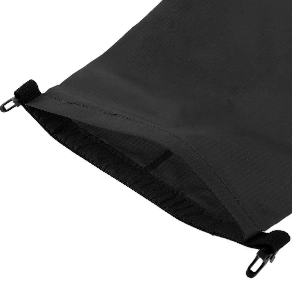 3 Pieces Outdoor Waterproof Dry Bags Storage Stuff Sack - 3 Sizes Black