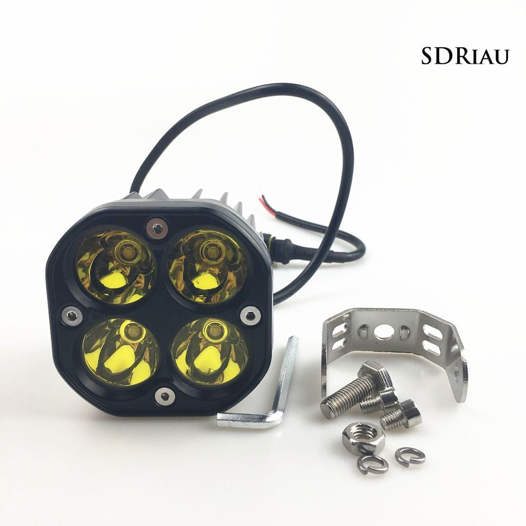 Đèn Led Ánh Sáng Vàng Kích Thước 3 Inch Dành Cho Xe Hơi