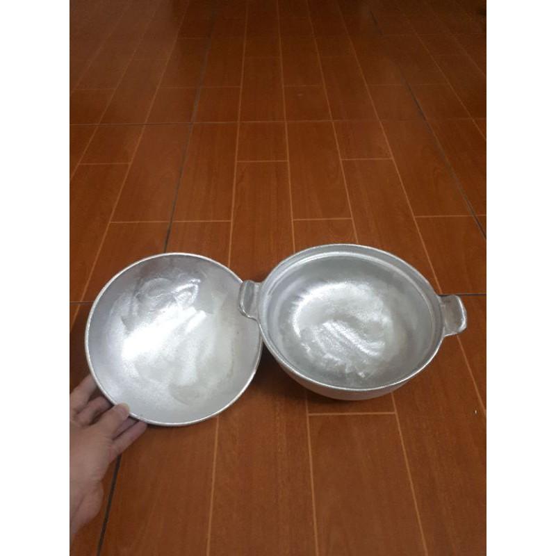 Nồi gang đúc kho cá thịt, nấu cháo lẩu đk 21cm