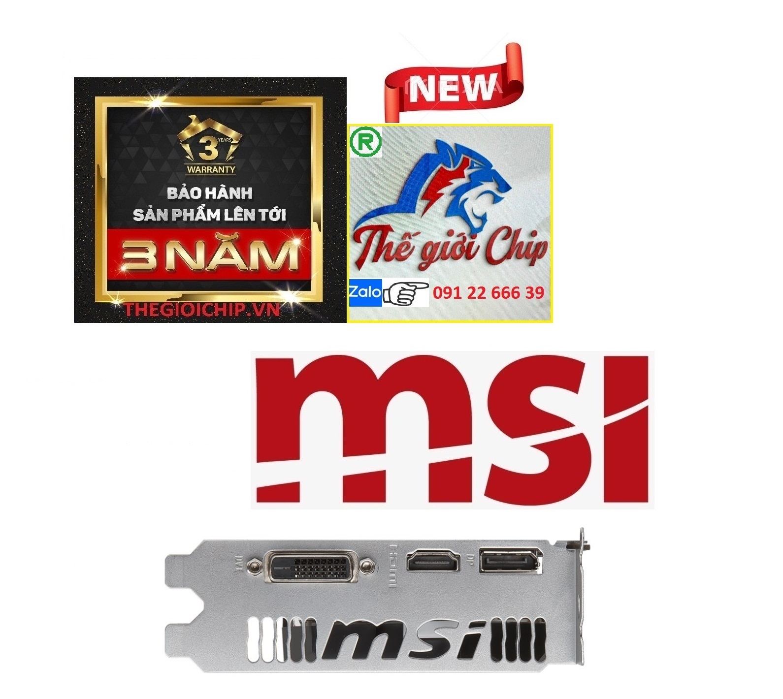 VGA (Cạc màn hình) MSI Geforce GTX 1050Ti 4GB/D5/1FAN (HÀNG CHÍNH HÃNG)