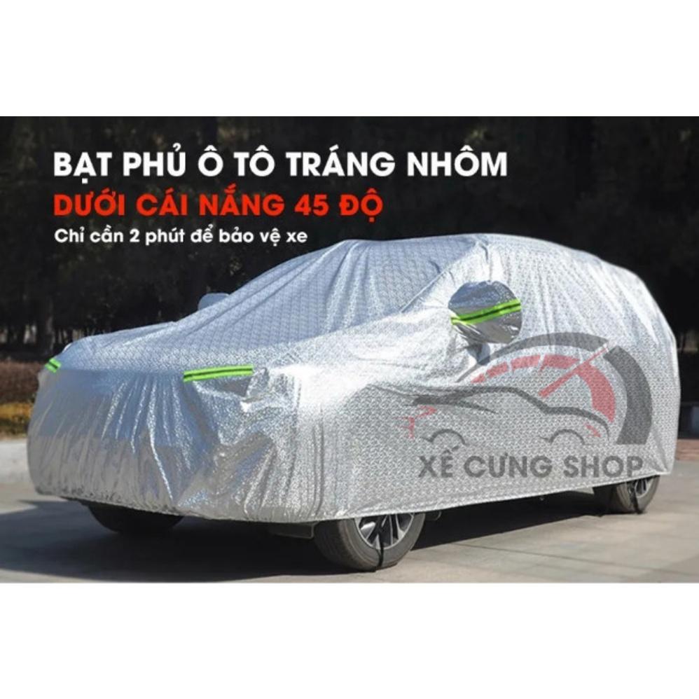 Bạt phủ ô tô Hyundai I10,Santafe,Accent,Kona,Tucson,Creta,Getz,...3 lớp chống xước,có khóa kéo cánh cửa