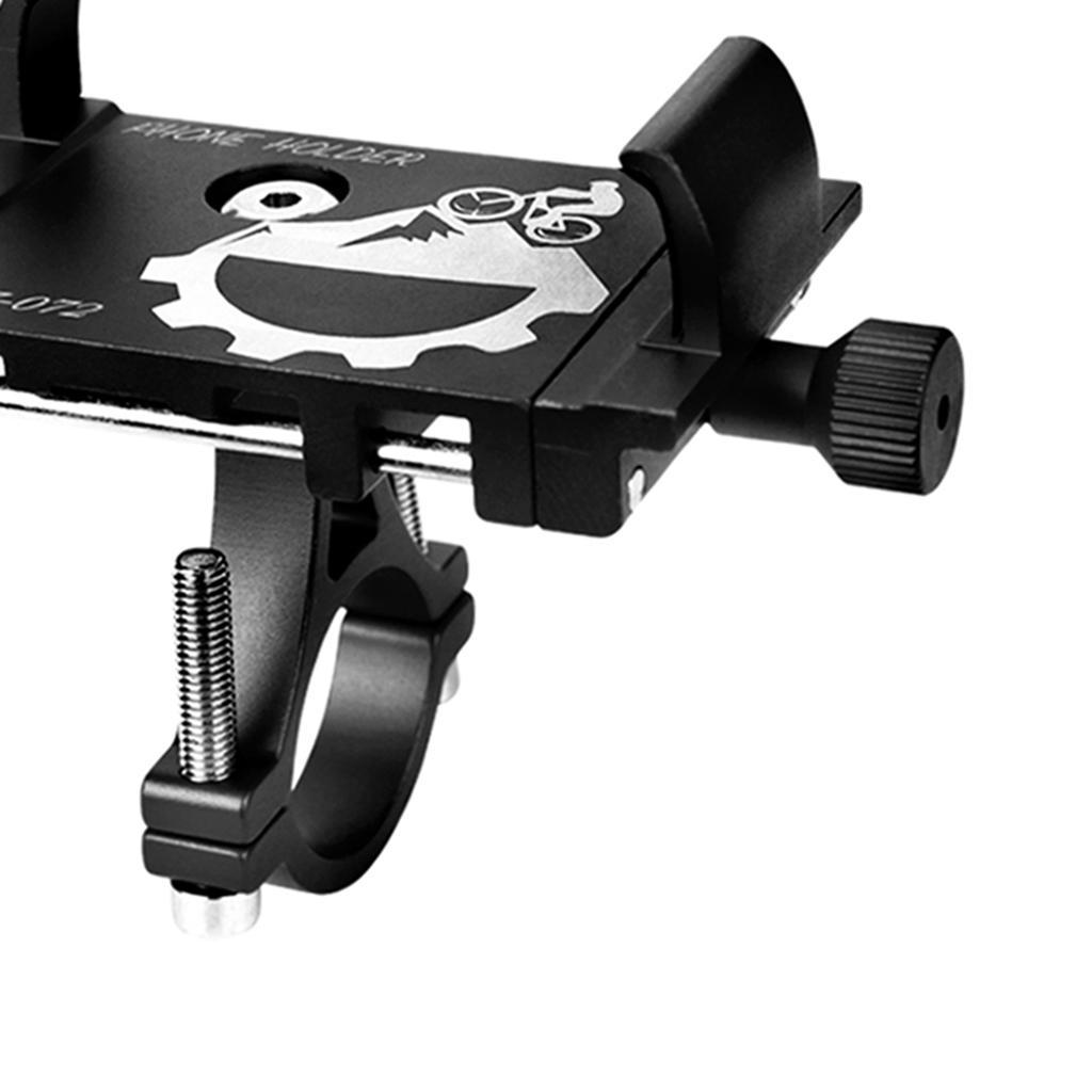 Bike Motorcycle  Handlebar Mount Holder Stand For 3.5"-6.5"  Black