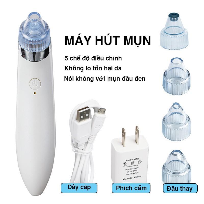 Máy Hút Mụn Cầm Tay Mini Công Nghệ Hàn Quốc. 1 Đổi 1 Trong 7 Ngày