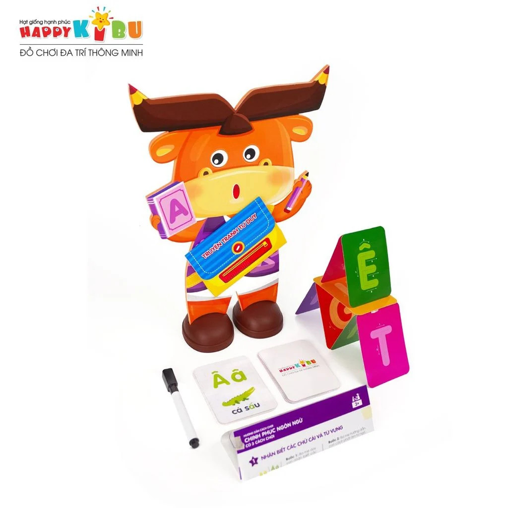 Đồ Chơi HAPPY KIBU Kibu Ngôn Ngữ Chinh Phục Ngôn Ngữ KB00723-001