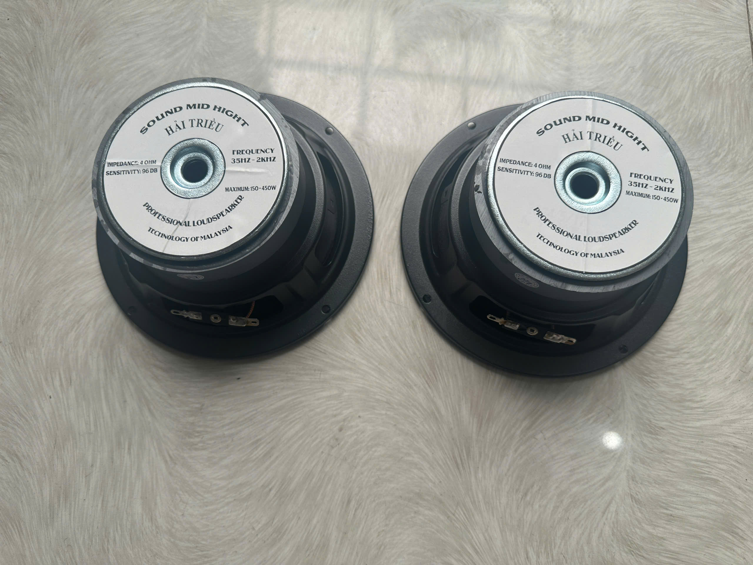 CỦ LOA BASS RỜI 16 HÀNG CHÍNH HÃNG HẢI TRIỀU COIL 38 TỪ 100 MÀN ĐEN (GIÁ 1 CÁI)