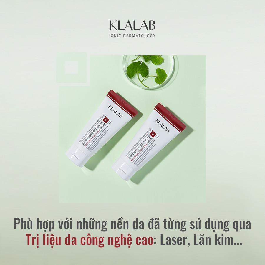 Kem phục hồi da hư tổn KLALAB Recovery Multi Cica Cream làm sạch sâu &amp; cân bằng da 80 ml