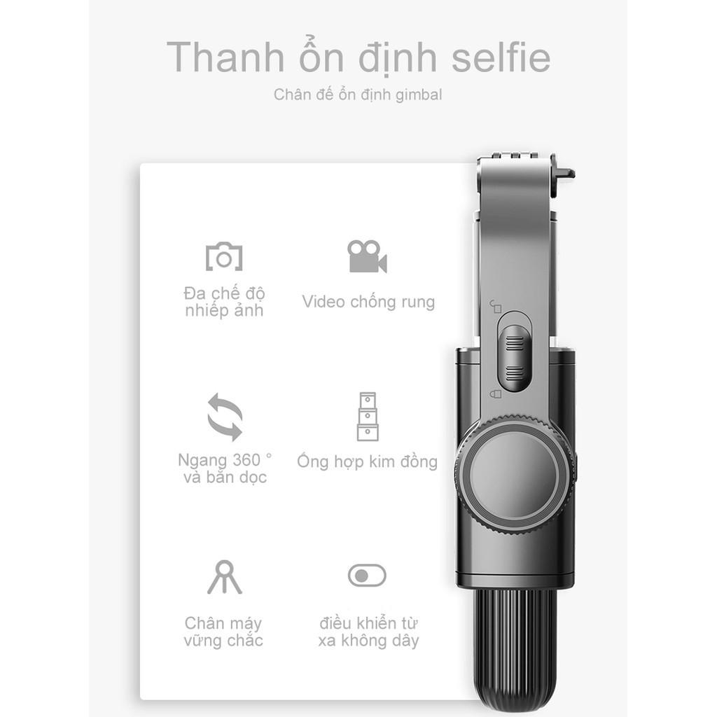 Tay Cầm Chống Rung Điện Tử Gimbal L08 Có Bluetooth - Gimbal Điện Thoại - Có Chân Đỡ Tự Đứng