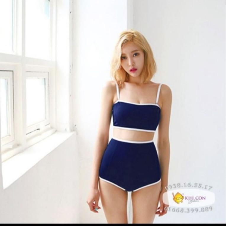 freeship Đồ bơi, bikini tone xanh đen VATIXA BKN14