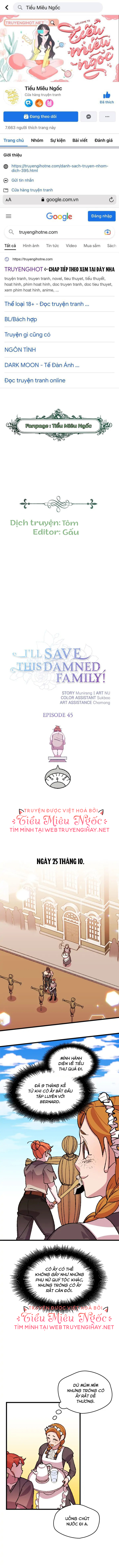 tôi sẽ cứu lấy gia tộc sắp sụp đổ chapter 45 1