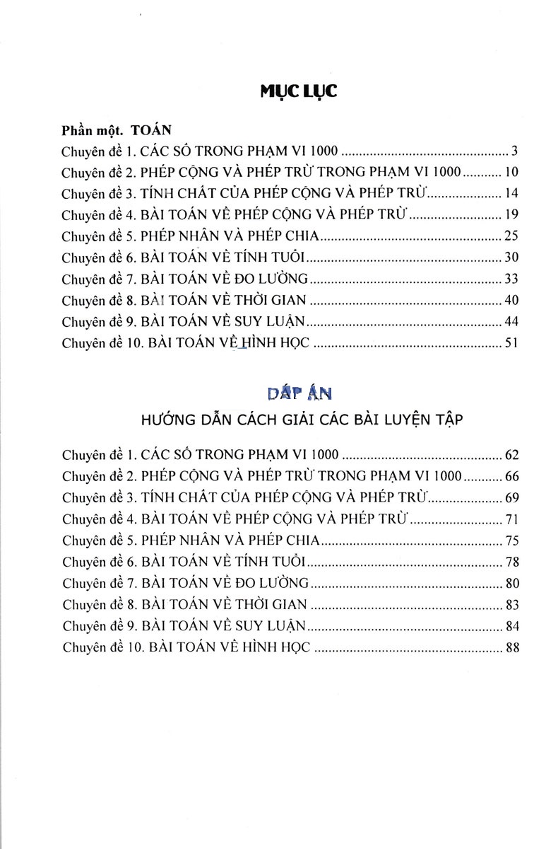 10 Chuyên Đề Bồi Dưỡng Học Sinh Giỏi Toán - Tiếng Việt 2 - KV