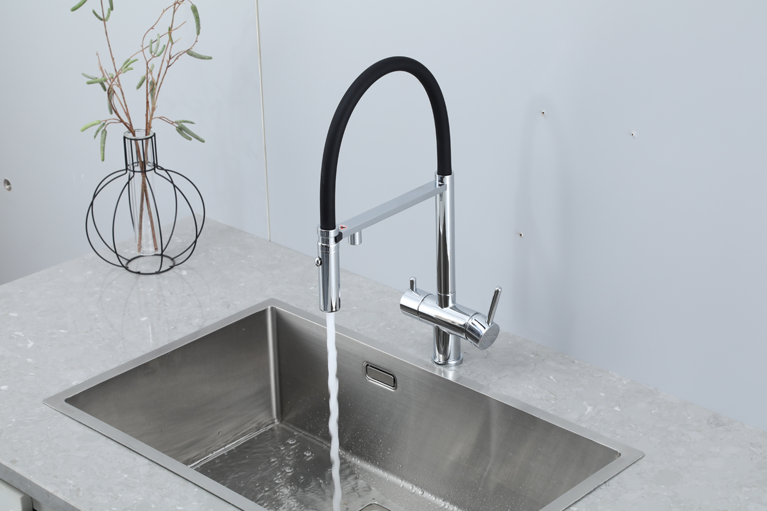 VÒI BẾP CAO CẤP TÍCH HỢP RO NHẬP KHẨU NGA GAPPO G4397-80 MÀU CROMR - HÀNG CHÍNH HÃNG