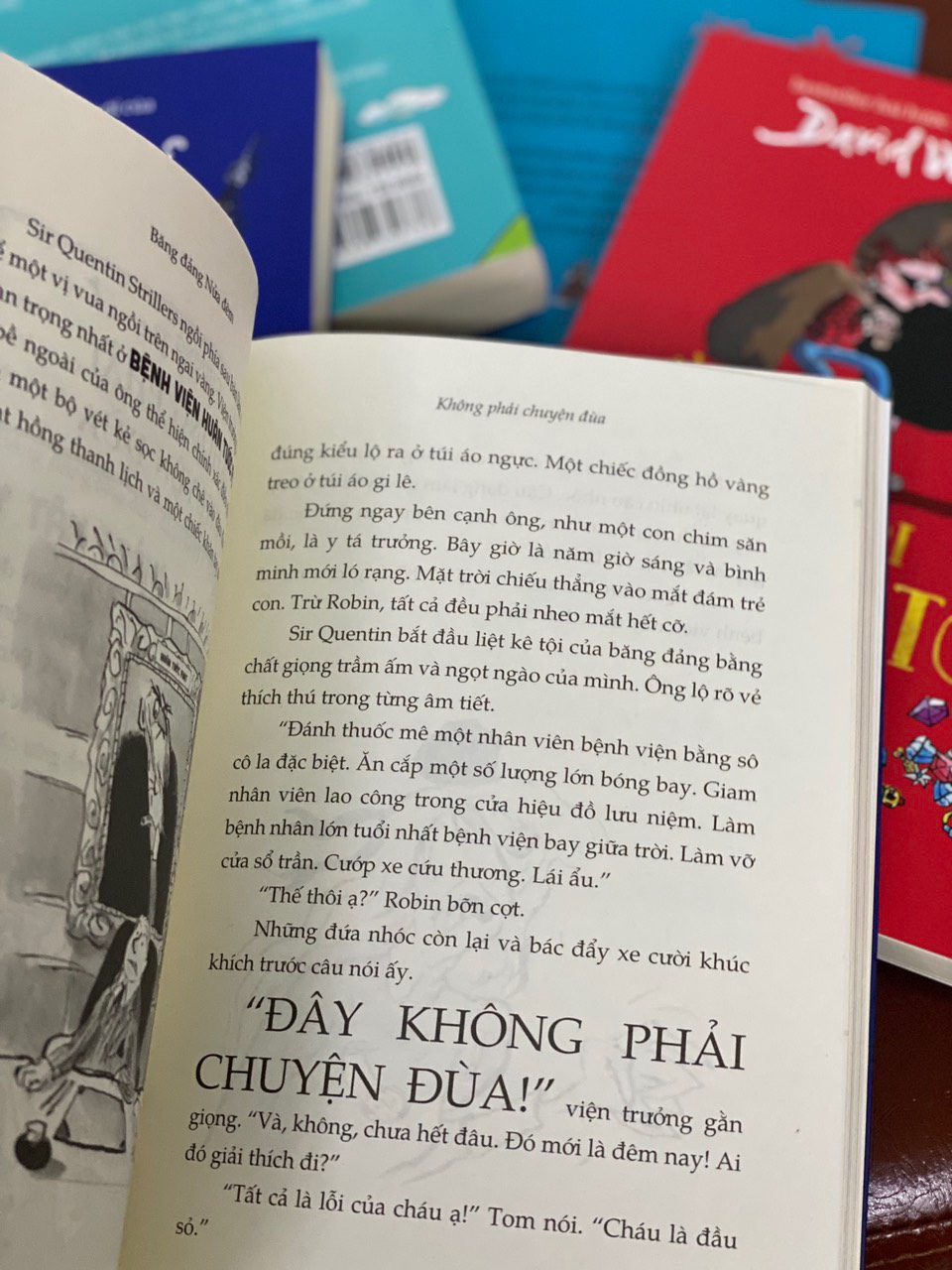 COMBO BỘ SÁCH CHO TRẺ CỦA DAVID WILLIAMS (5 CUỐN): ÔNG NỘI VƯỢT NGỤC + BÁNH MÌ KẸP CHUỘT + BÀ NỘI GĂNG XTƠ + BĂNG ĐẢNG NỬA ĐÊM + NHA SĨ YÊU QUÁI +