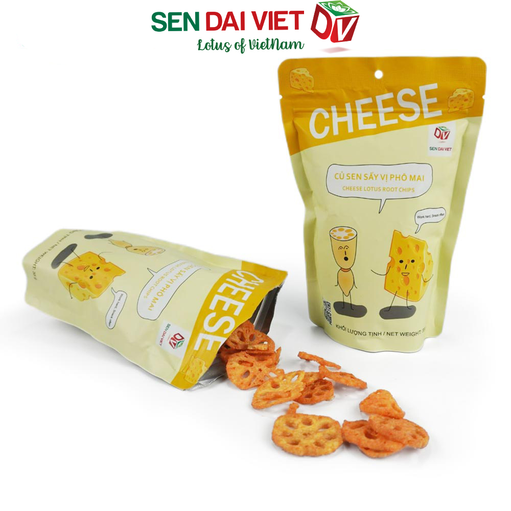 [Thùng 30 Gói] Sen Sấy Vị Phô Mai Cay- Sen Sấy Giòn Tan, Vị Cay Nồng Nàng, Phô Mai Béo Ngậy, ĐV- Sen Đại Việt- Gói 20g- Date Mới Nhất.