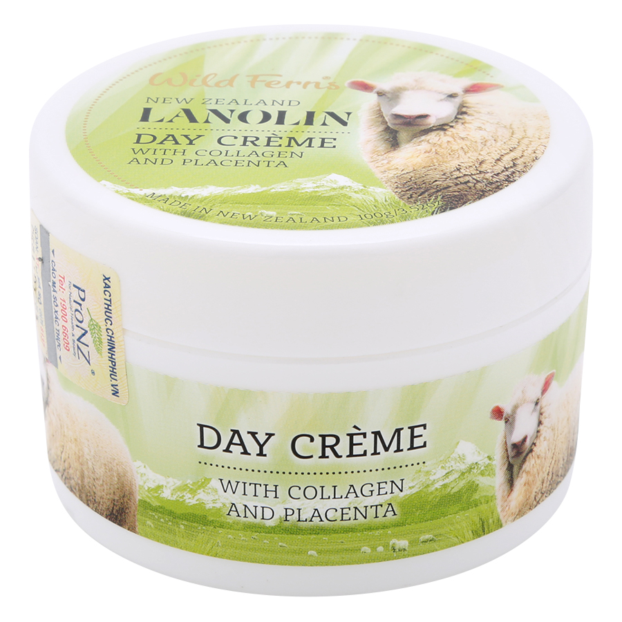 Kem Dưỡng Da Ban Ngày Collagen Nhau Thai Cừu Wild Ferns