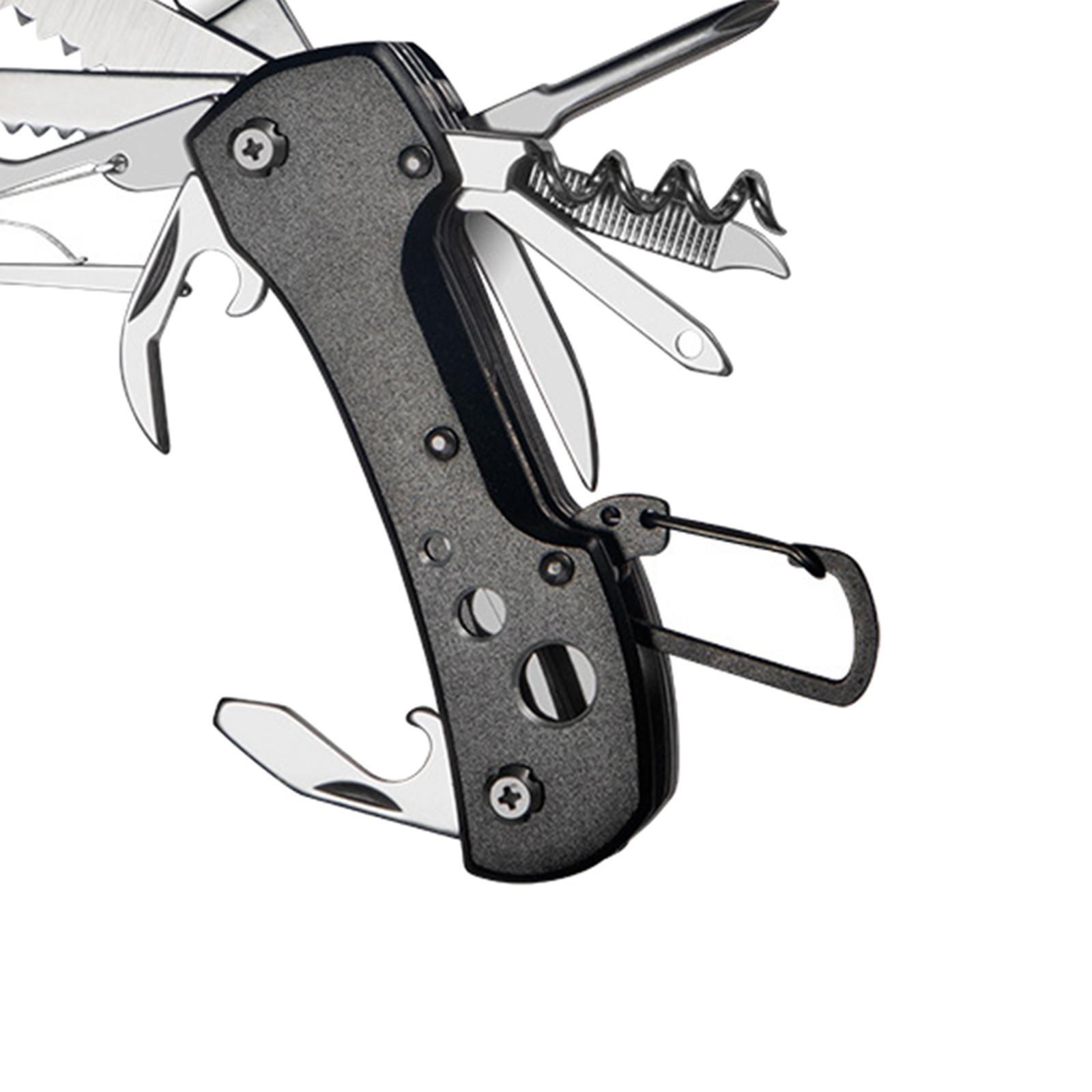 Pocket Multitool Pliers Saw Foldable for Survival Hiking Outdoor