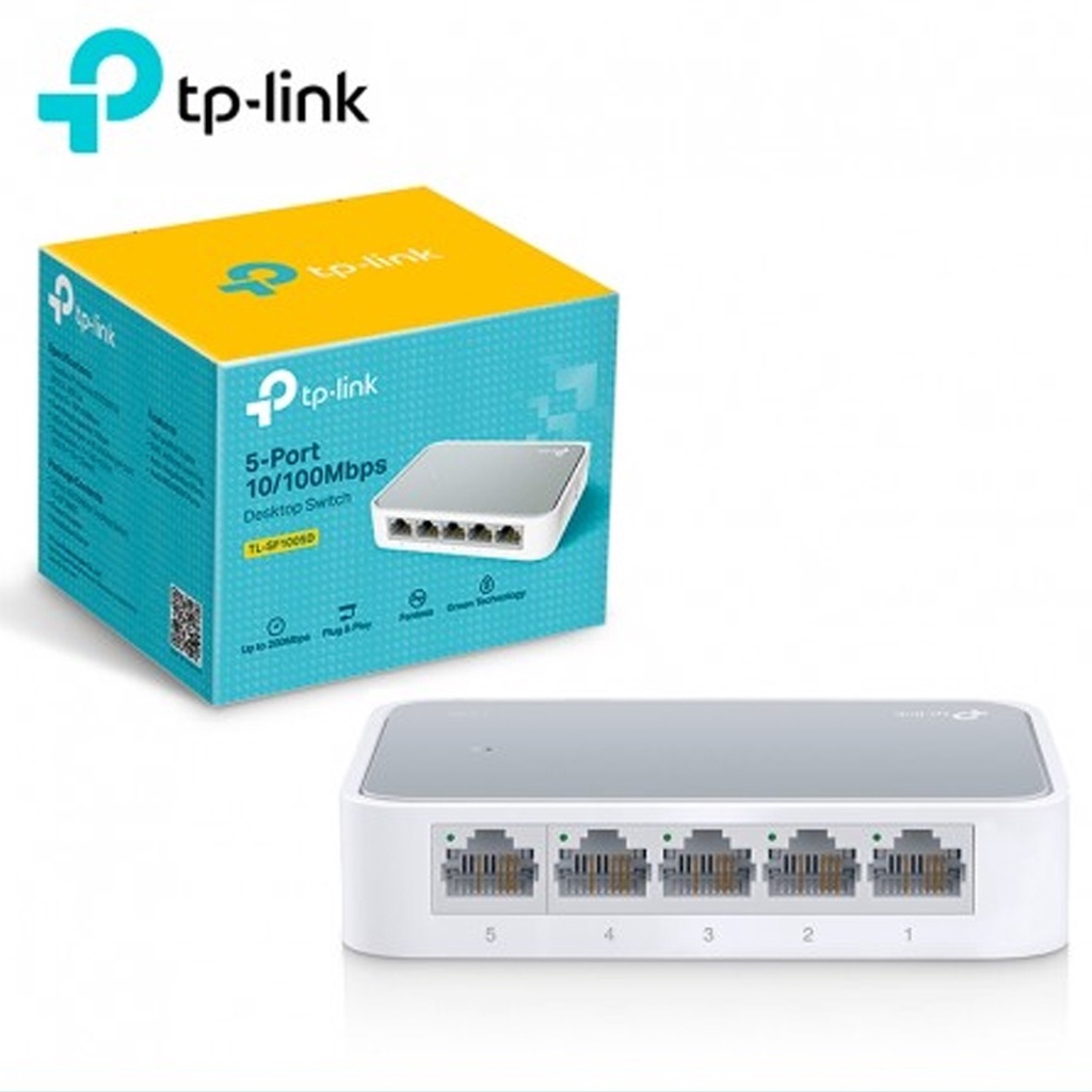 Bộ Chia Tín Hiệu Để Bàn 5 cổng TP-Link SF1005D - Hàng Chính Hãng