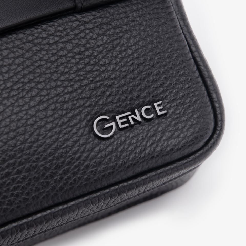 Clutch cầm tay đeo chéo da bò Togo cao cấp RB08 khóa vân tay &amp; khóa số