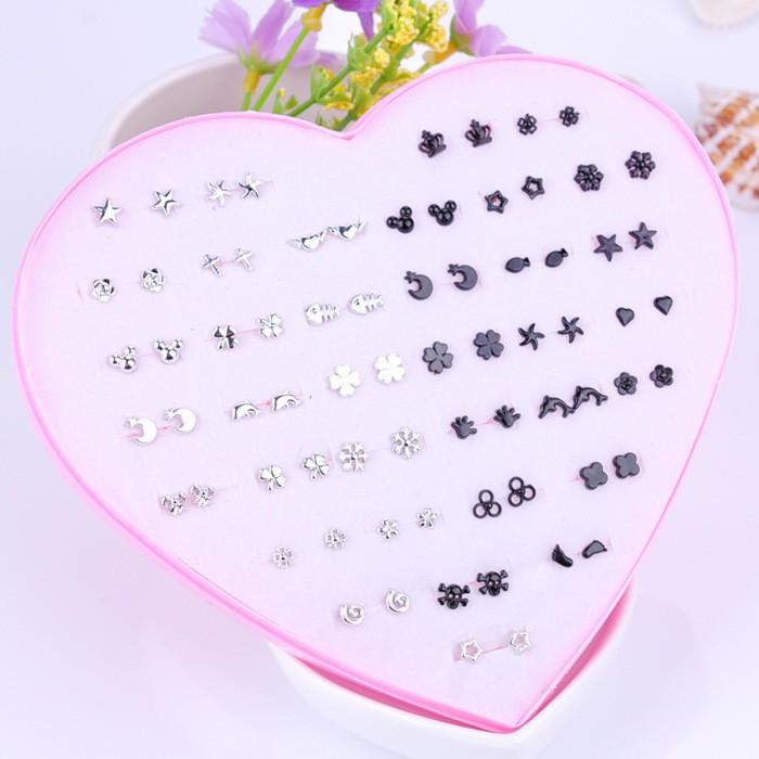 Combo 3 hộp bông tai mini