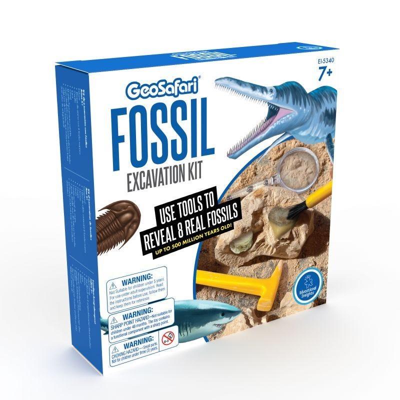 Educational Insights Bộ công cụ khai quật hoá thạch - GeoSafari Fossil Excavation Kit