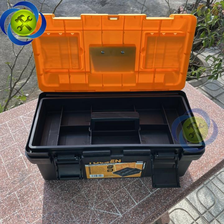 Thùng đồ nghề nhựa Tolsen 80201 kích thước 420mm x 230mm x 190mm