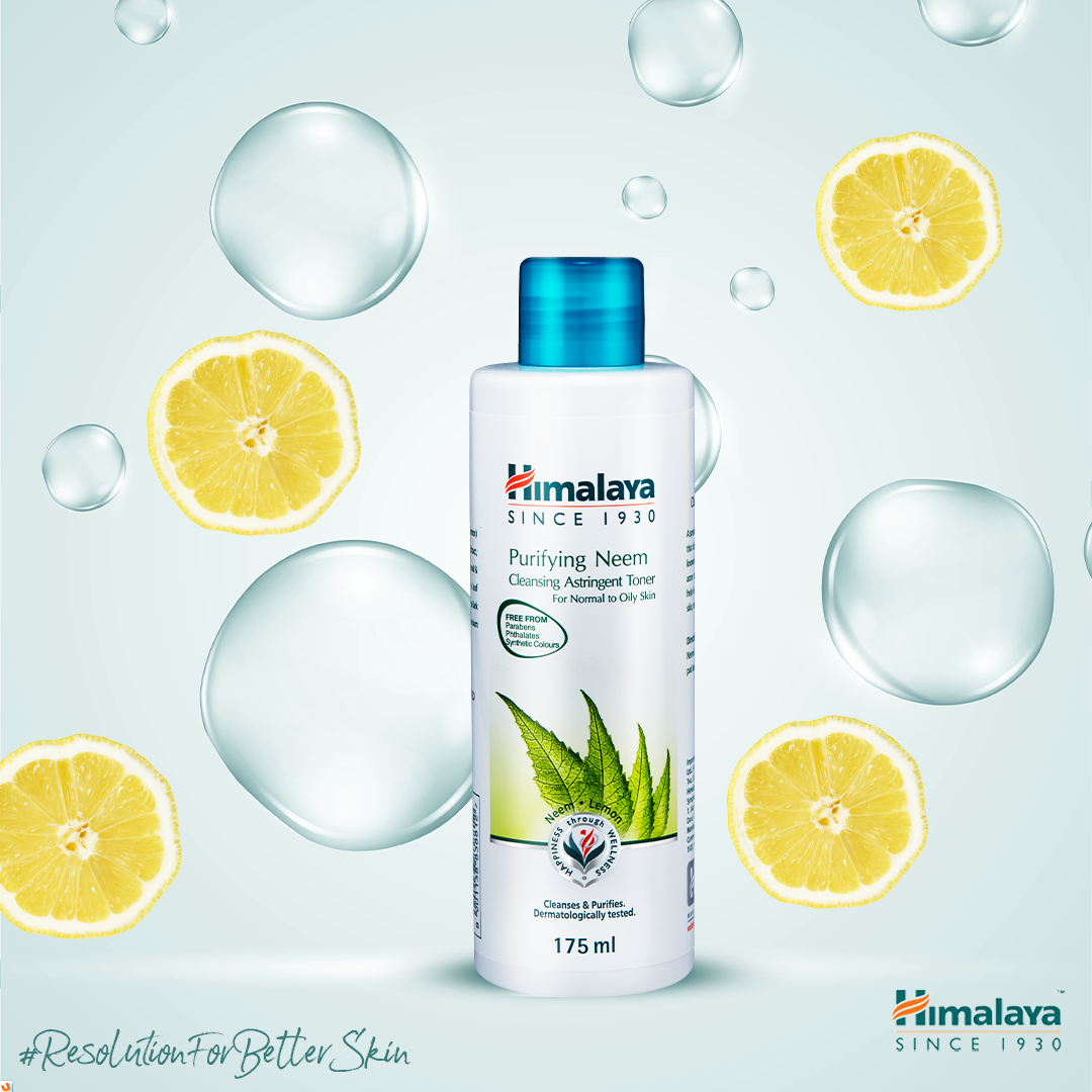 [HSD: 30/4/2025] Nước hoa hồng không cồn hỗ trợ giảm mụn Himalaya Purifying Neem Cleansing Astringent 175ml