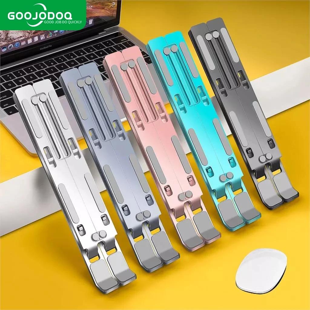 Máy tính xách tay Goojodoq cho MacBook Pro Notebook Đứng đứng có thể gập lại máy tính bảng máy tính xách tay giá đỡ khung cho máy tính xách tay cho máy tính xách tay