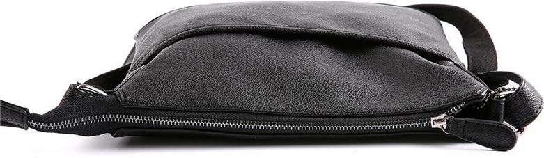 Men'S Casual Shoulder Sling Bag PU Leather